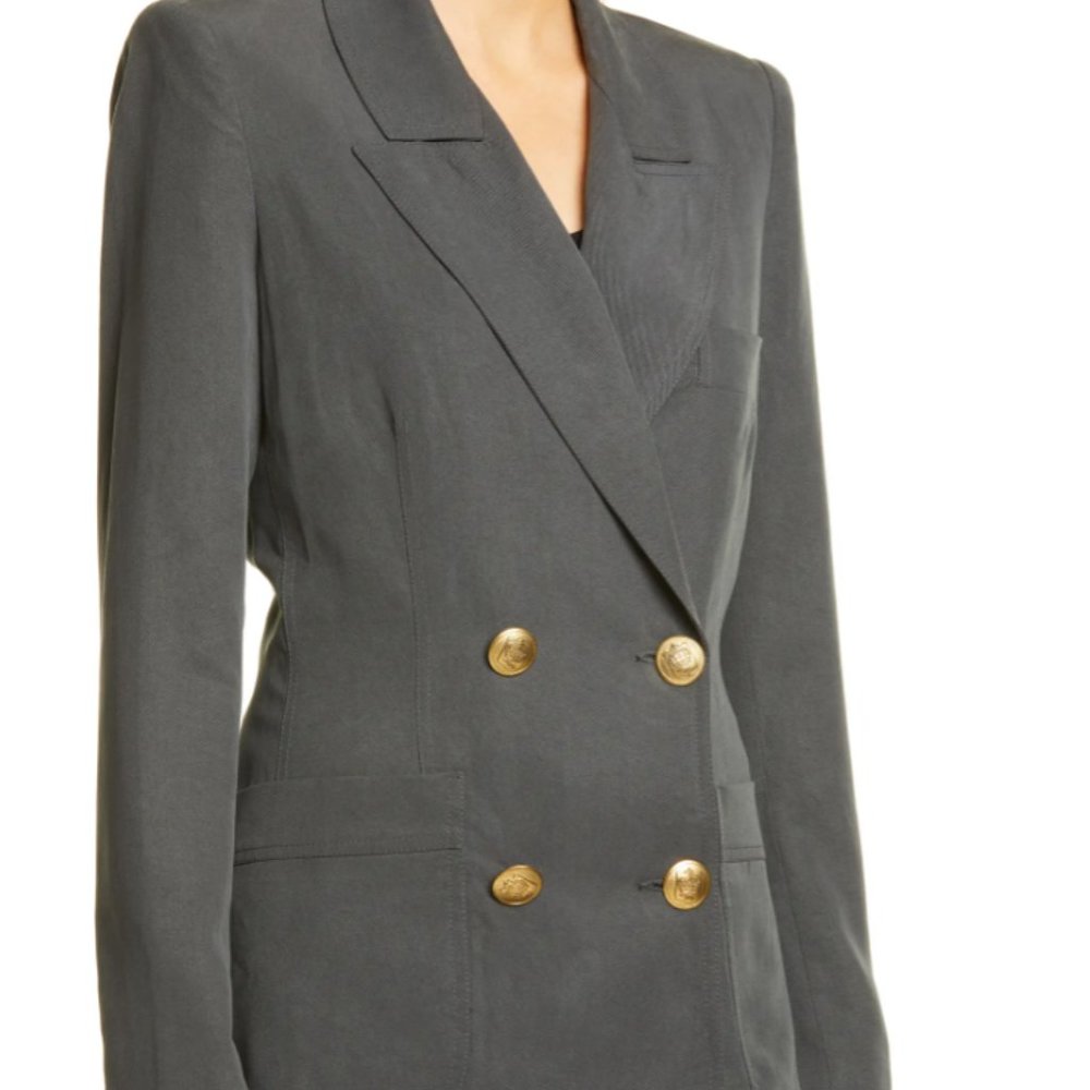 BNWT SMYTHE  Unstructured Double Breasted Blazer S